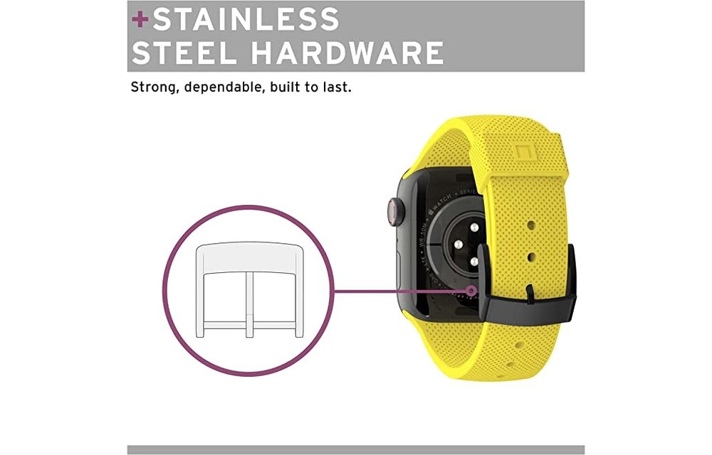 UAG [U] Dot Silicone Strap  for Apple Watch 38/40/41mm - Acid