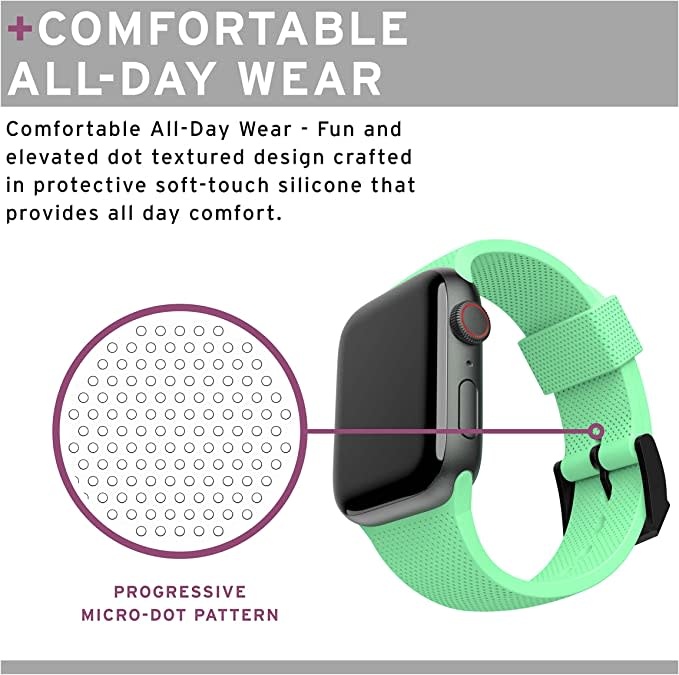 UAG [U] Dot Silicone Strap  for Apple Watch 38/40/41mm - Spearmint