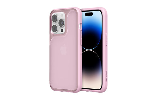 Griffin Survivor Strong Case for iPhone 14 Pro Powder Pink