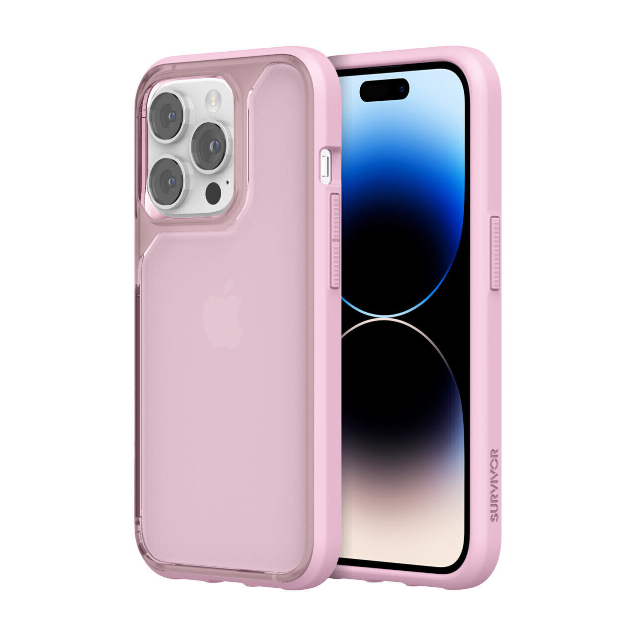 Griffin Survivor Strong Case for iPhone 14 Pro Powder Pink