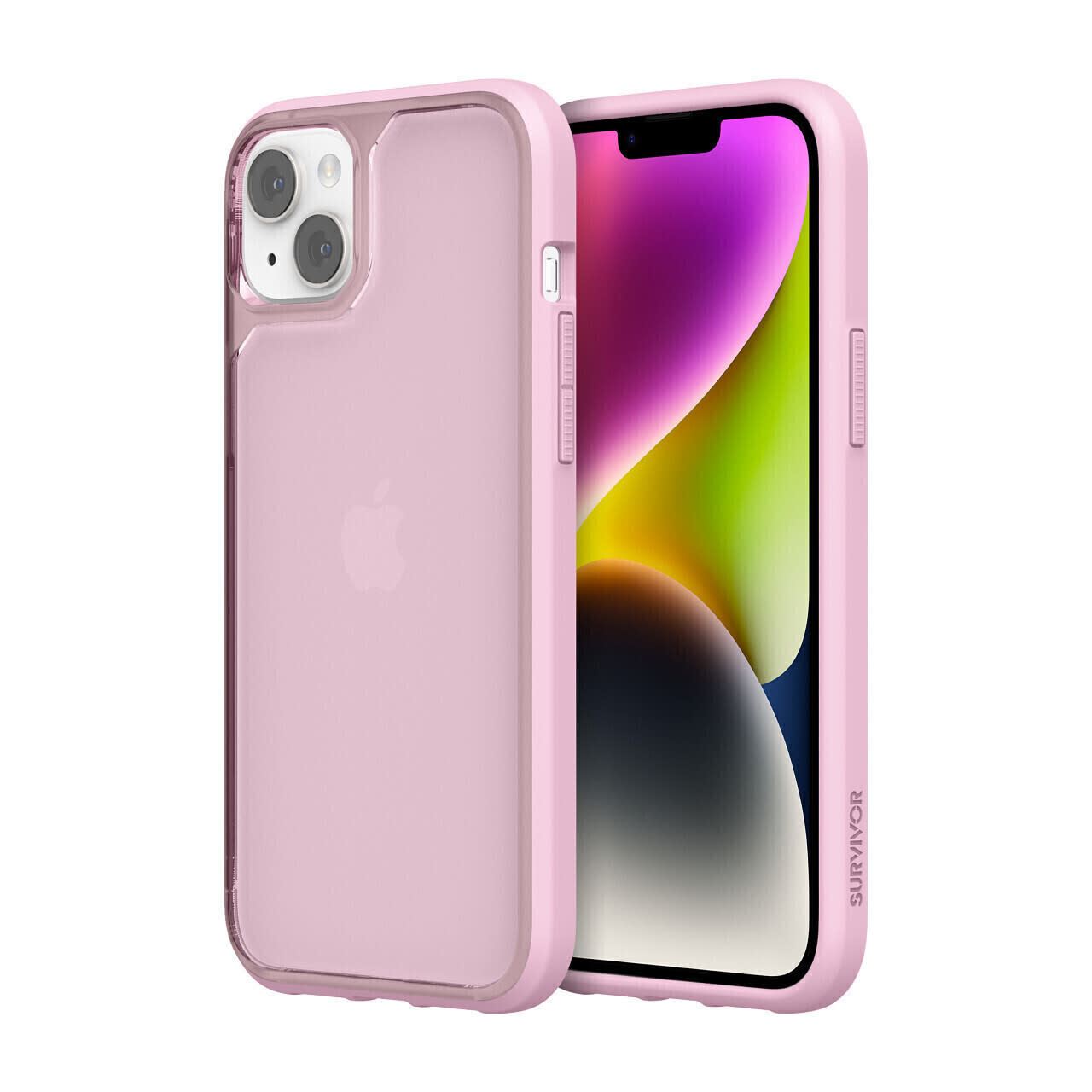 Griffin Survivor Strong Case for iPhone 14 Plus Powder Pink