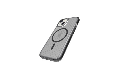 Tech21 Evo Check Case with MagSafe for iPhone 14  - Smokey Black