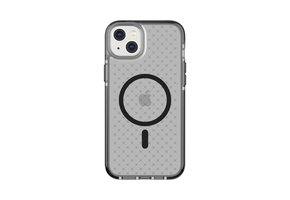 Tech21 Evo Check Case with MagSafe for iPhone 14  Plus Smokey Black
