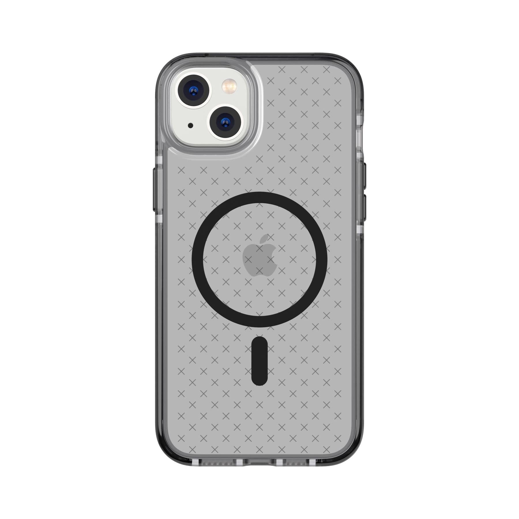 Tech21 Evo Check Case with MagSafe for iPhone 14  Plus Smokey Black