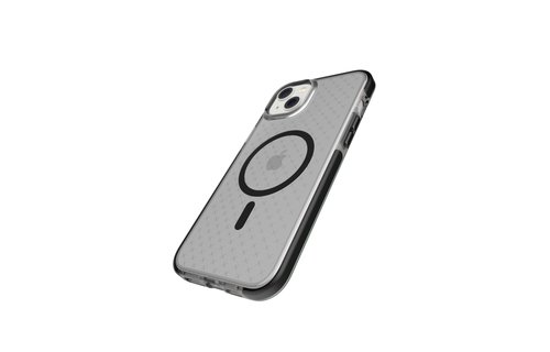 Tech21 Evo Check Case with MagSafe for iPhone 14  Plus Smokey Black