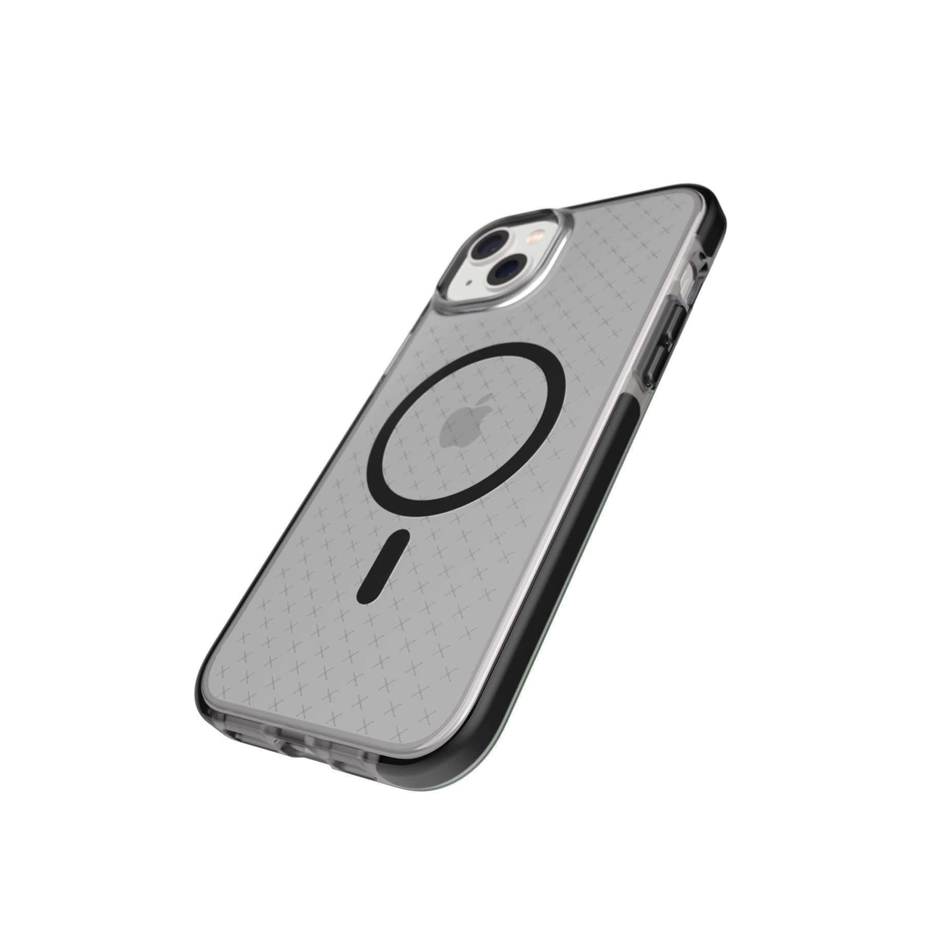 Tech21 Evo Check Case with MagSafe for iPhone 14  Plus Smokey Black