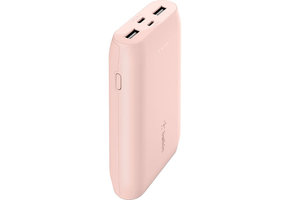 Belkin BOOST↑CHARGE™ w/USB-C Multi-Port Power Bank (10,000 mAh, Rose Pink)