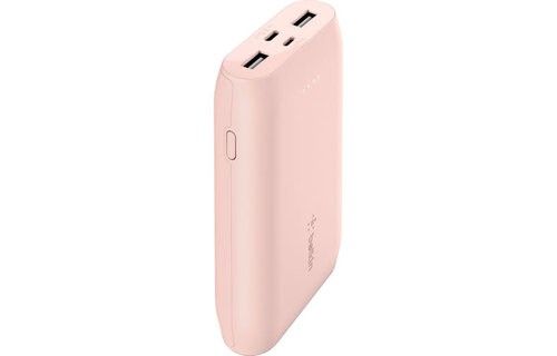 Belkin BOOST↑CHARGE™ w/USB-C Multi-Port Power Bank (10,000 mAh, Rose Pink)
