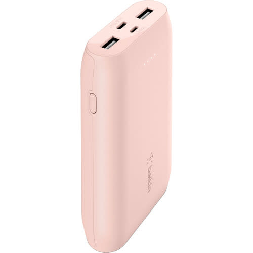 Belkin BOOST↑CHARGE™ w/USB-C Multi-Port Power Bank (10,000 mAh, Rose Pink)