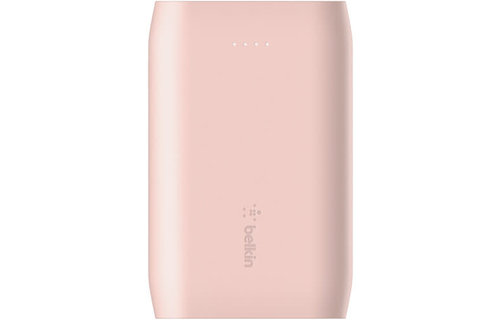 Belkin BOOST↑CHARGE™ w/USB-C Multi-Port Power Bank (10,000 mAh, Rose Pink)