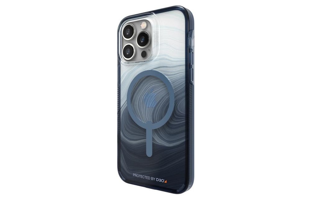 Gear4 Milan Snap Case with Magsafe for iPhone 14 Pro Max Blue Swirl