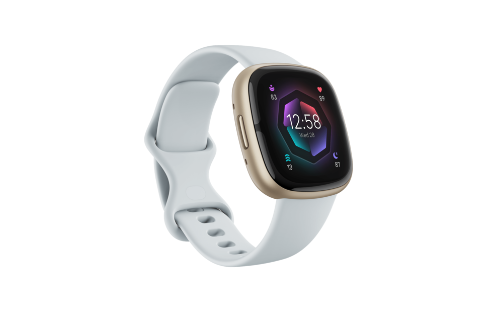 Fitbit Sense 2 Smartwatch - Blue Mist/Pale Gold