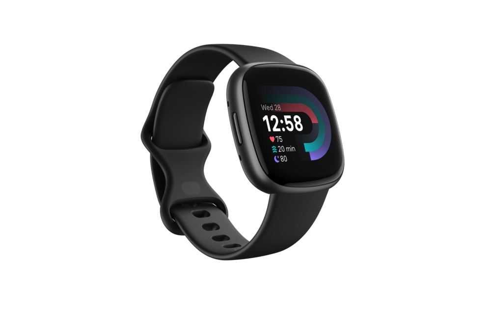 Fitbit Versa 4 Smartwatch - Black/Graphite