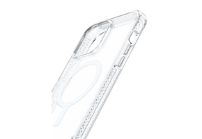 ItSkins Supreme MagClear Case with MagSafe for iPhone 14 Pro - Transparent White Print