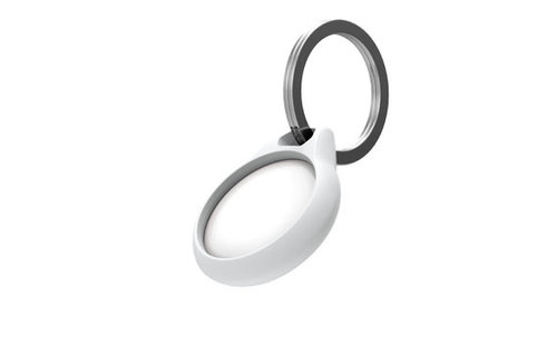 ItSkins Air Solid Cover Keychain for AirTag  - White