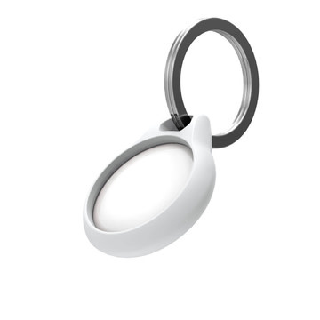 ItSkins Air Solid Cover Keychain for AirTag  - White