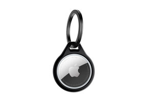 ItSkins Air Solid Cover Keychain for AirTag  - Black