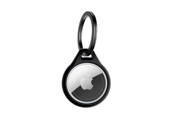 ItSkins Air Solid Cover Keychain for AirTag  - Black