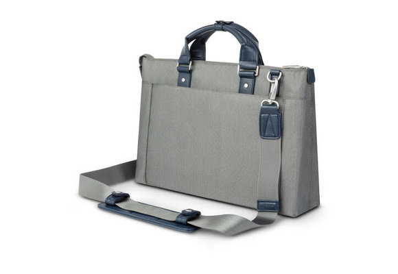 Moshi Urbana Lite Slim Laptop Briefcase  - Herringbone Gray