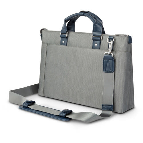 Moshi Urbana Lite Slim Laptop Briefcase  - Herringbone Gray