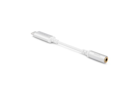 Moshi USB-C to 3.5mm Headphone Jack Digital Audio Adapter - Jet Silver