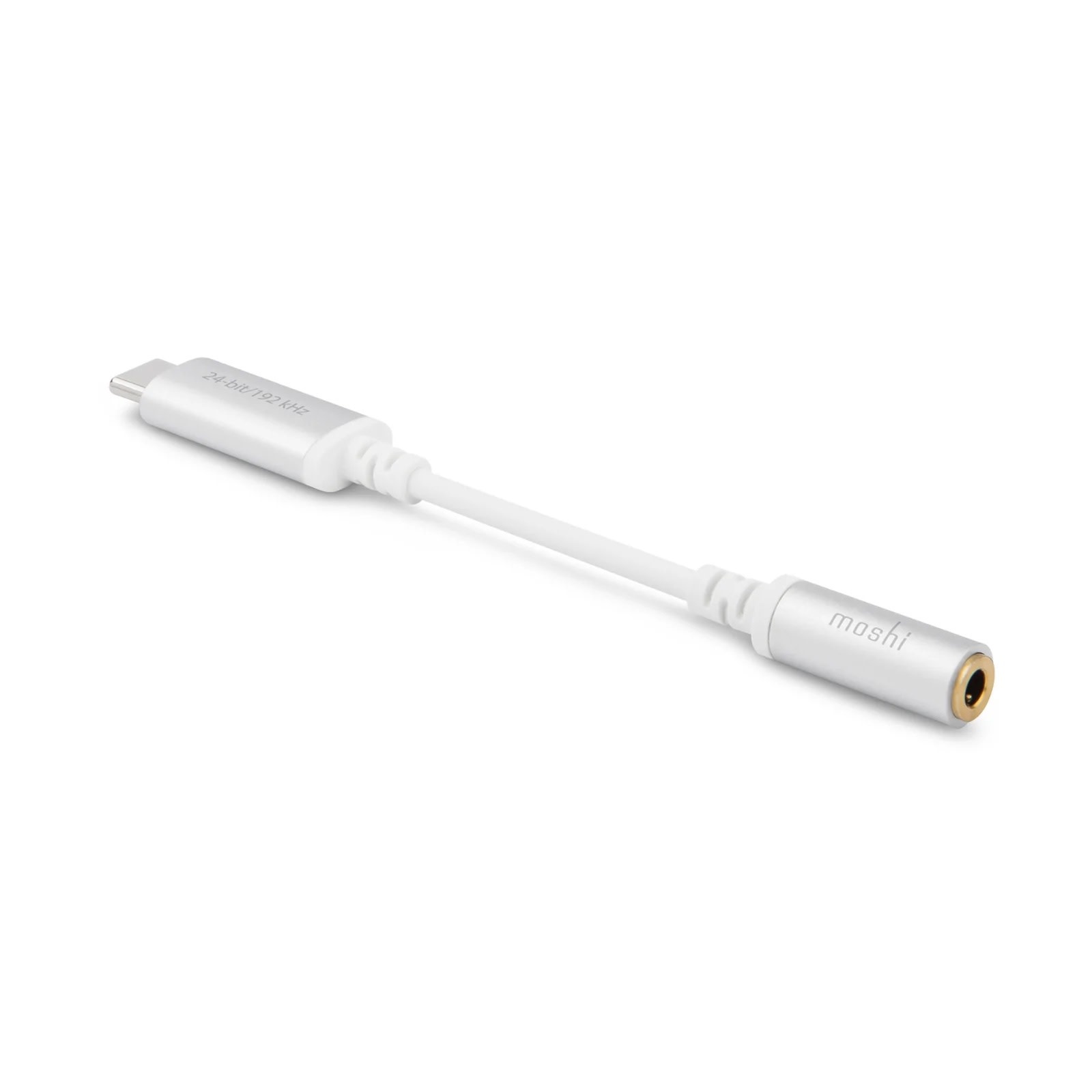 Moshi USB-C to 3.5mm Headphone Jack Digital Audio Adapter - Jet Silver