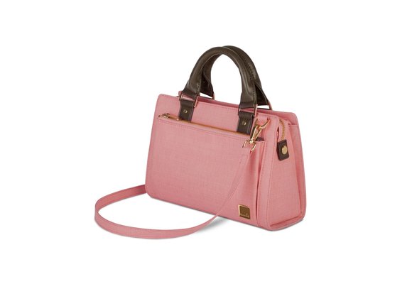 Moshi Lula Lightweight Nano Crossbody Bag Slate Coral Pink for iPad Mini
