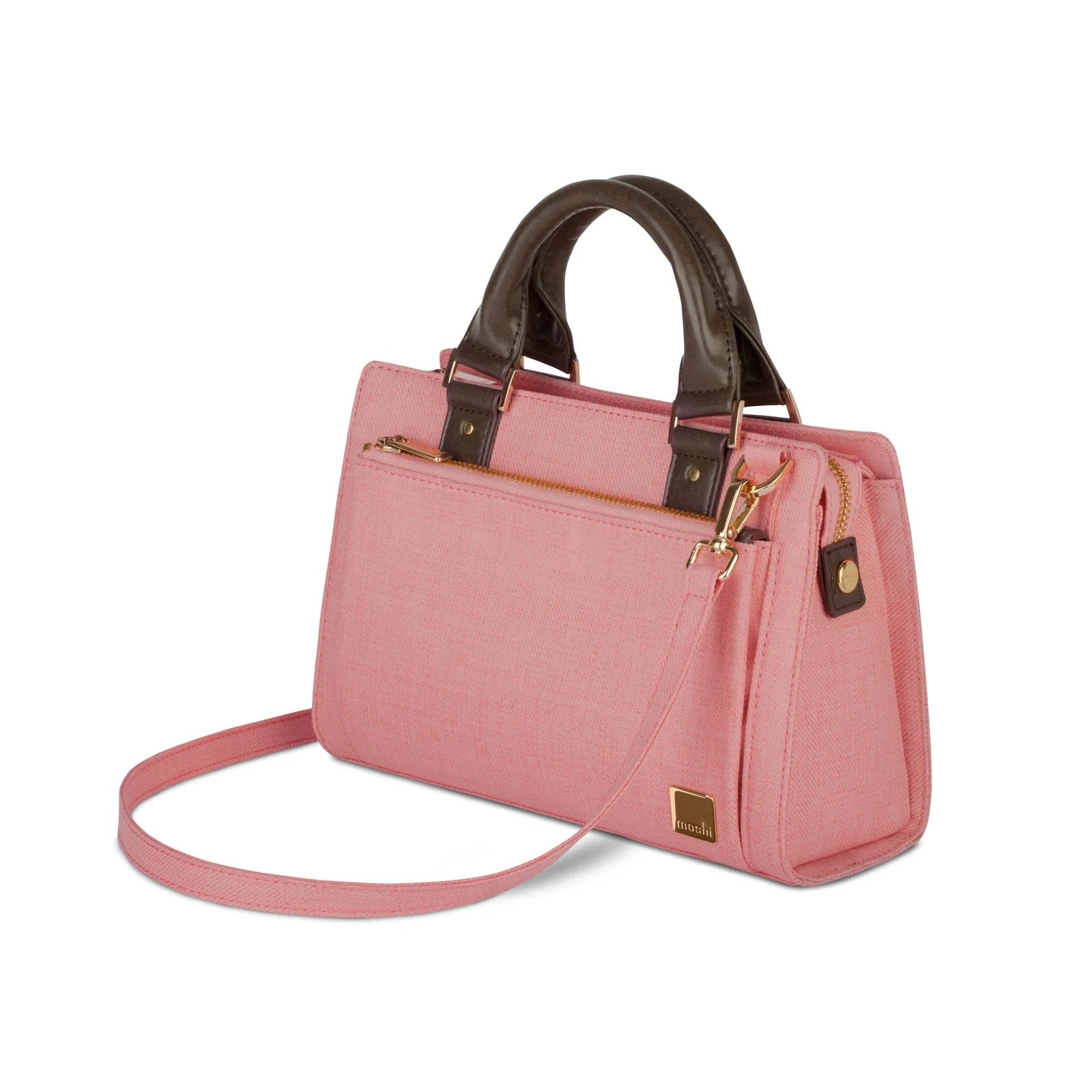 Moshi Lula Lightweight Nano Crossbody Bag Slate Coral Pink for iPad Mini