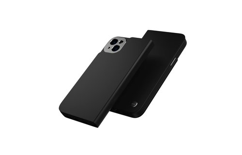 Moshi Overture Case w/ Detachable Magnetic Wallet for iPhone 14  Plus - Midnight Black