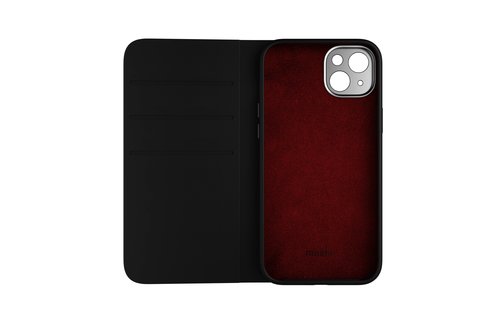 Moshi Overture Case w/ Detachable Magnetic Wallet for iPhone 14  Plus - Midnight Black
