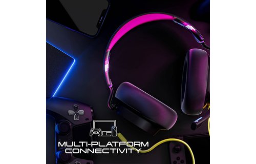 Skullcandy SLYR Wired 3.5mm CONNECTION Over-Ear Gaming Headset for PC, Playstation, PS4, PS5, Xbox, Nintendo Switch - Black Digi-Hype