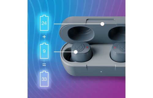 Skullcandy Jib True 2 Wireless in-Ear Earbuds - Chill Grey (No returns once opened for In-Ear devices)