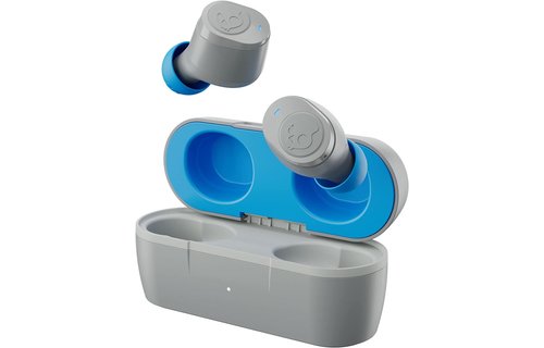 Skullcandy Jib True 2 Wireless in-Ear Earbuds - Light Grey/Blue (No returns once opened for In-Ear devices)