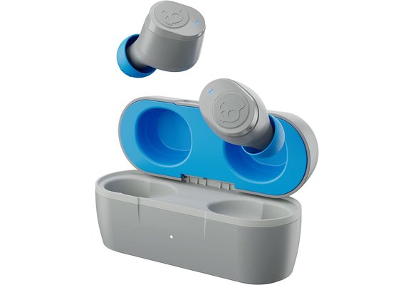 Skullcandy Jib True 2 Wireless in-Ear Earbuds - Light Grey/Blue (No returns once opened for In-Ear devices)
