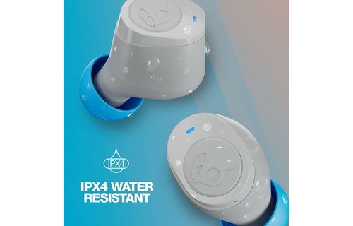 Skullcandy Jib True 2 Wireless in-Ear Earbuds - Light Grey/Blue (No returns once opened for In-Ear devices)