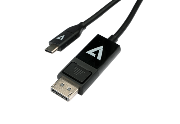 V7 USB-C to DisplayPort 6ft cable