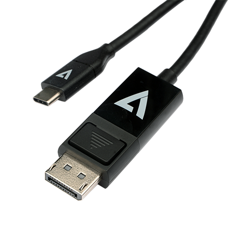 V7 USB-C to DisplayPort 6ft cable
