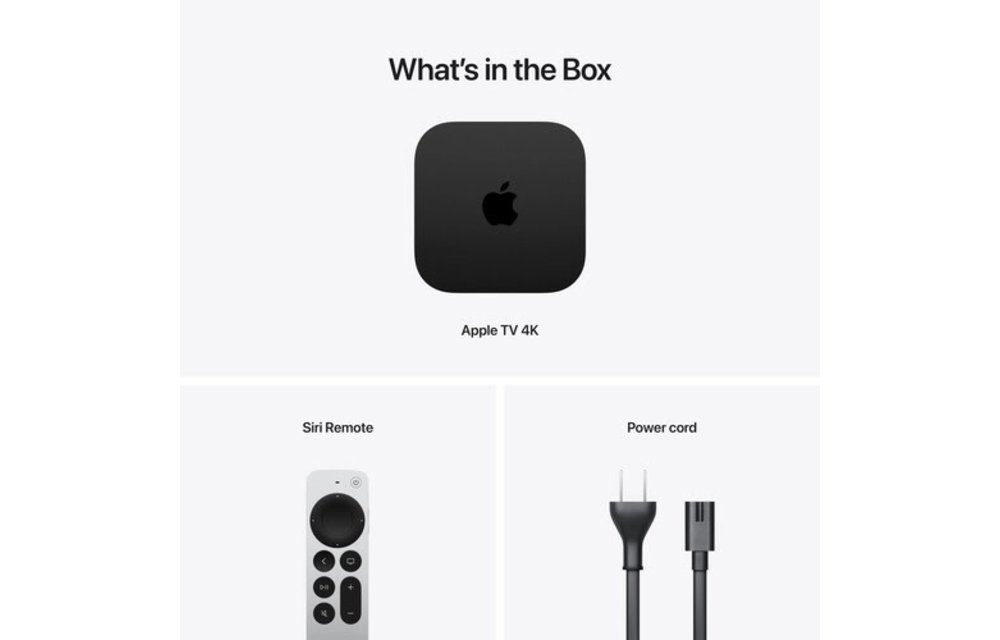 Apple FTZ TV 4K (128GB, Wi-Fi + Wired Ethernet, 2022)