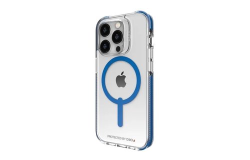 Gear4 Santa Cruz Case with Magsafe for iPhone 14 Pro Clear/Blue
