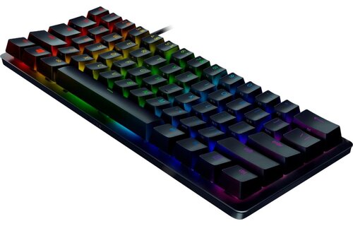 Razer - Huntsman Mini 60% Wired Gaming Clicky Optical Switch Keyboard with RGB Chroma Backlighting - Black