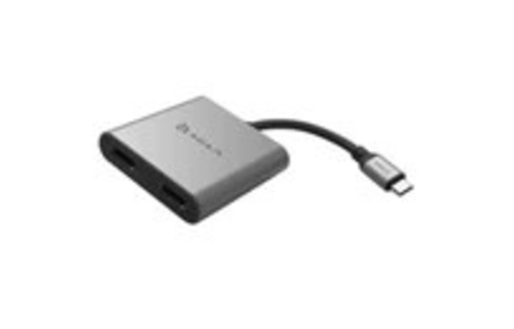 Adam Elements CASA H2 USB-C to Dual HDMI Adapter Grey (PC ONLY) WHILE SUPPLIES LAST