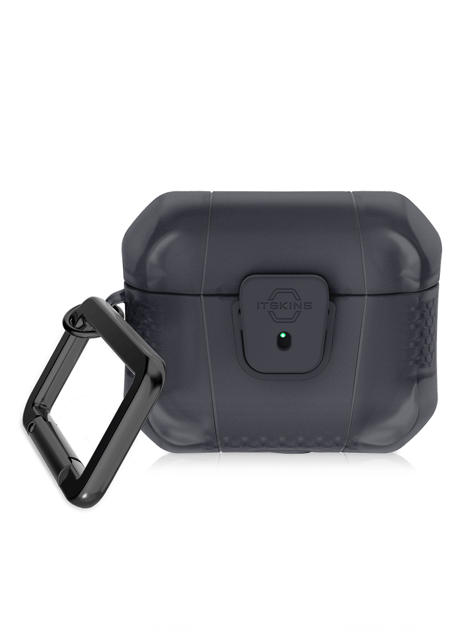 ItSkins Spectrum Frost Case for Airpods 3rd gen Black (NOT COMPATIBLE WITH AIRPODS PRO)