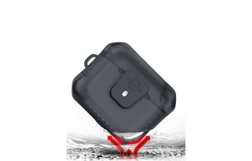 ItSkins Spectrum Frost Case for Airpods 3rd gen Black (NOT COMPATIBLE WITH AIRPODS PRO)