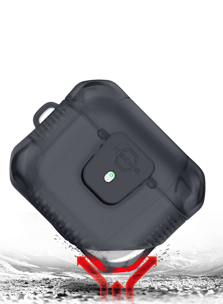 ItSkins Spectrum Frost Case for Airpods 3rd gen Black (NOT COMPATIBLE WITH AIRPODS PRO)