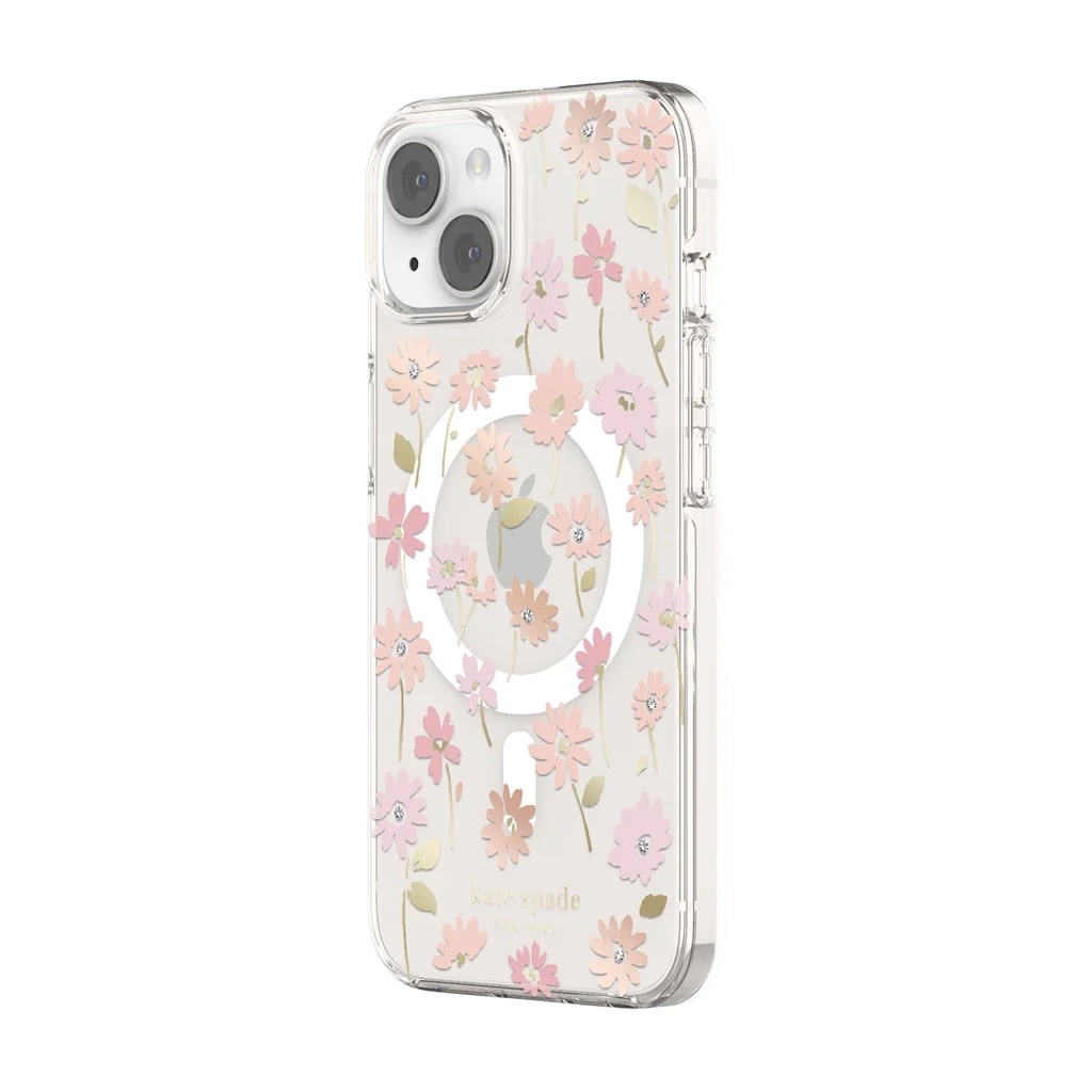 Kate Spade New York Protective Hardshell for Magsafe Case for iPhone 14/13 - Flower Pot