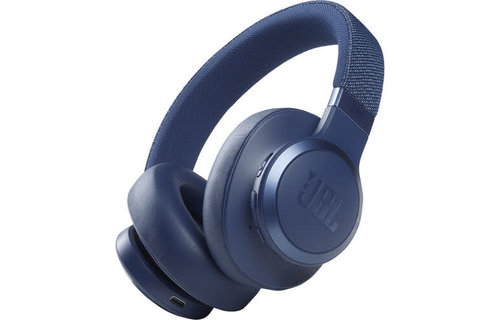 JBL LIVE 660NC Noise-Cancelling Wireless Over Ear Headphones Blue