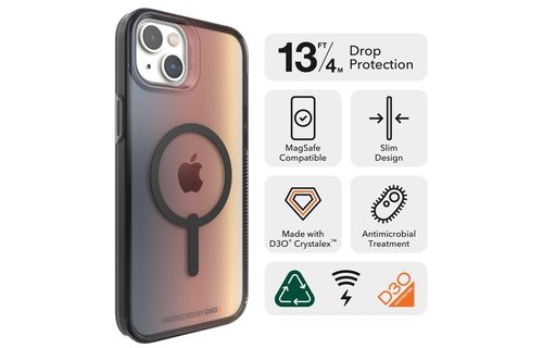 Gear4 Milan Snap Case with Magsafe for iPhone 14 Plus Aurora Ombre