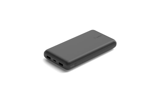 Belkin BOOST↑CHARGE™ USB-C /Dual USB-A PD Power Bank 20,000 mAh with USB-C to USB-A cable Black