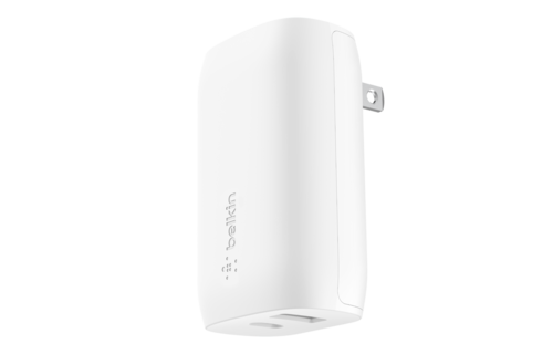 Belkin BOOST↑ CHARGE 37w Dual Wall Charger(1x USB-C/1x USB-A) White