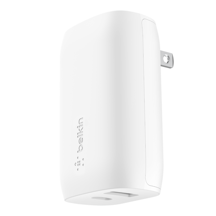 Belkin BOOST↑ CHARGE 37w Dual Wall Charger(1x USB-C/1x USB-A) White